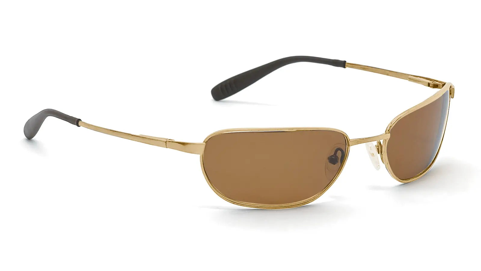 Titanium Collection TT2 - Gold (Melanin Polarized Brown Lenses)