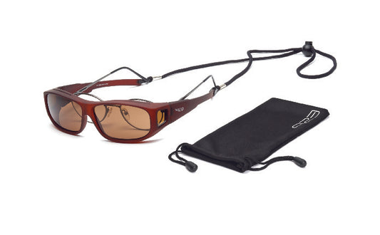Over the Glasses Polarized Collection - Brown Frame - (L/XL)