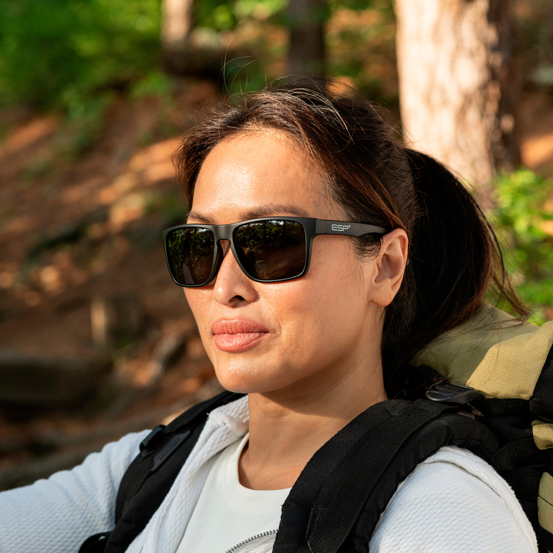 Core - Matte Black (Melanin Polarized Grey Lenses)