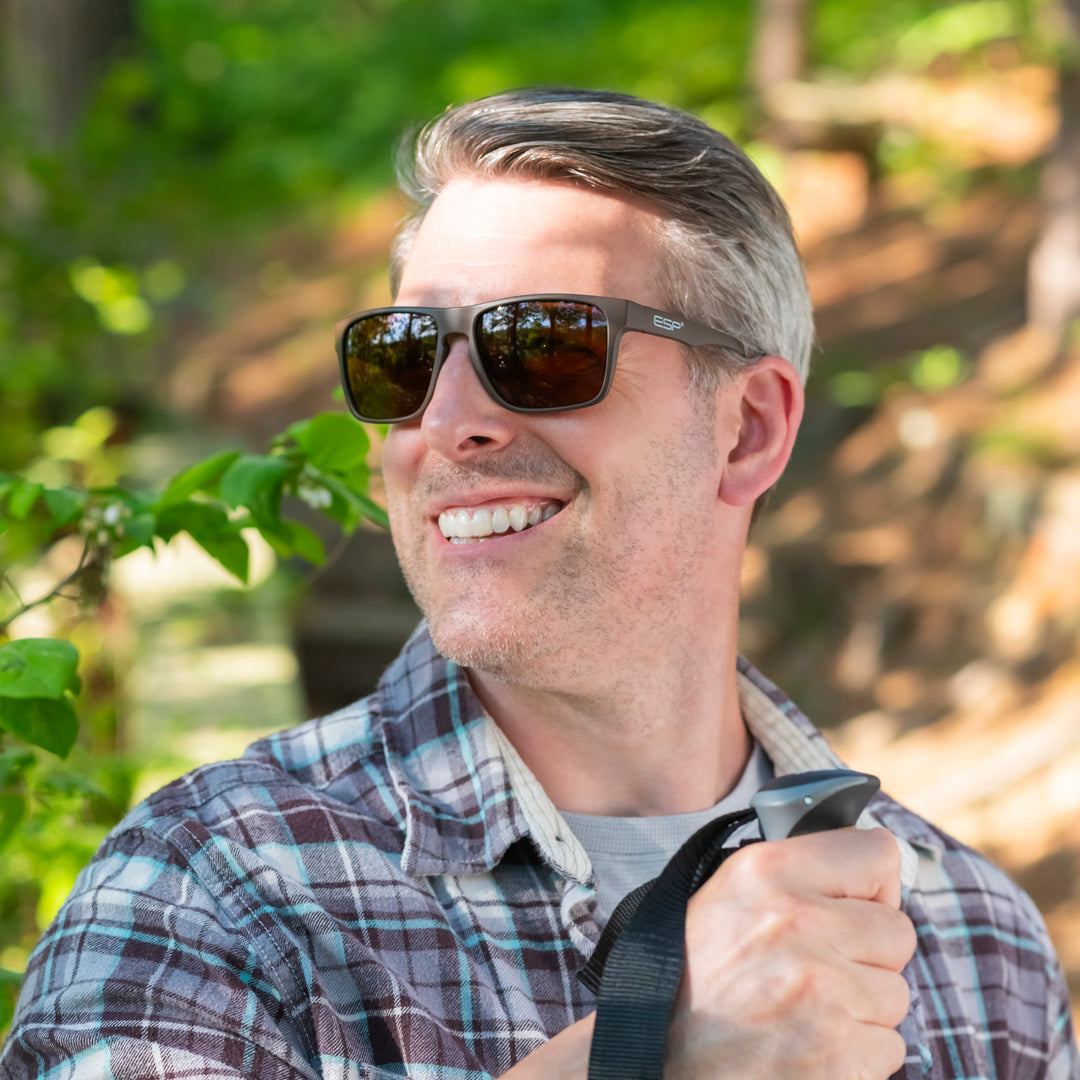 Core - Matte Black (Melanin Polarized Grey Lenses)