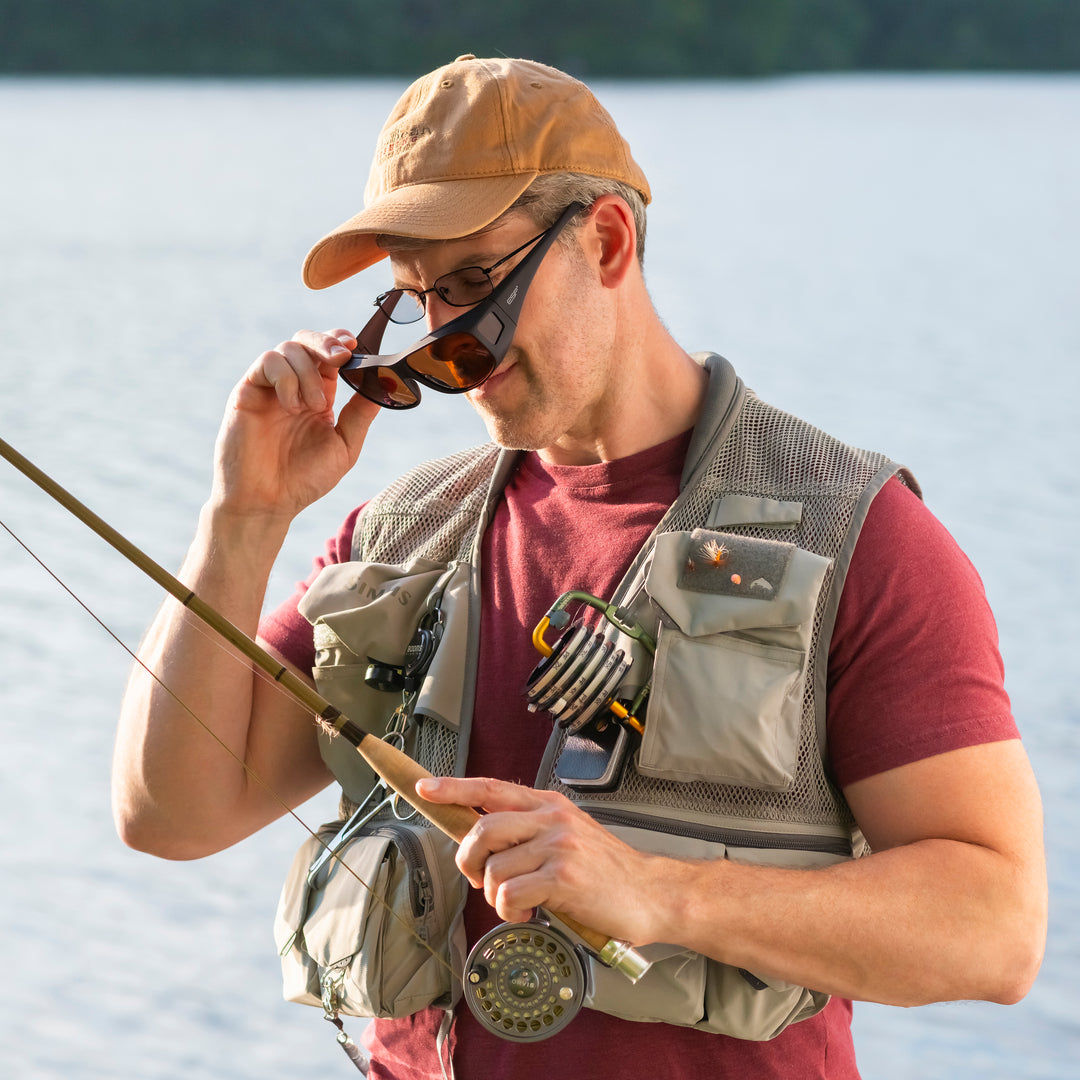 Over the Glasses Polarized Collection - Smooth Comfort Brown Frame - (S/M)