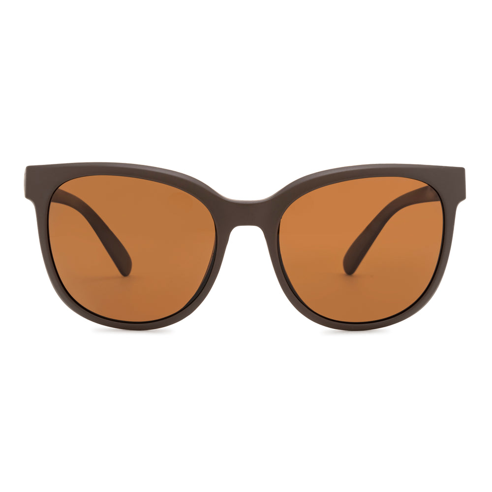 Sol - Matte Brown (Melanin Polarized Brown Lenses)