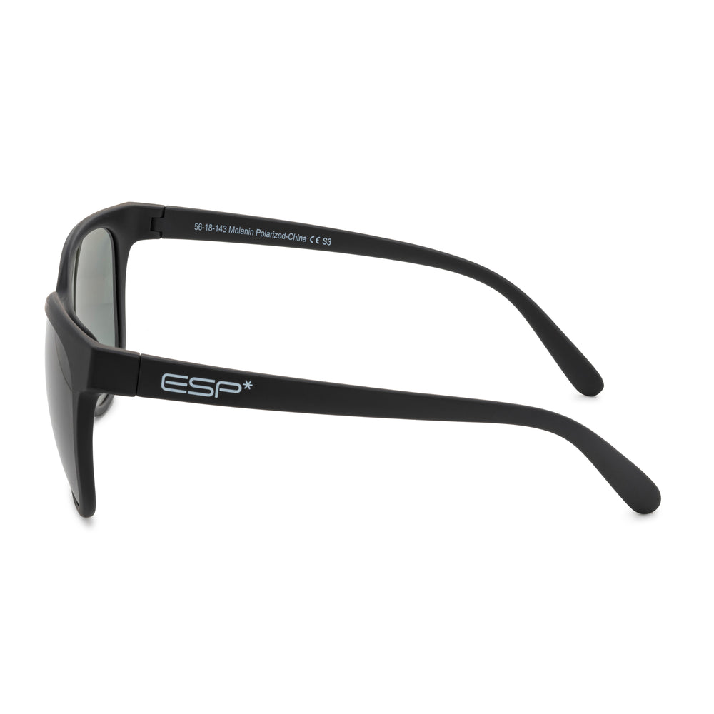 Sol - Matte Black (Melanin Polarized Grey Lenses)