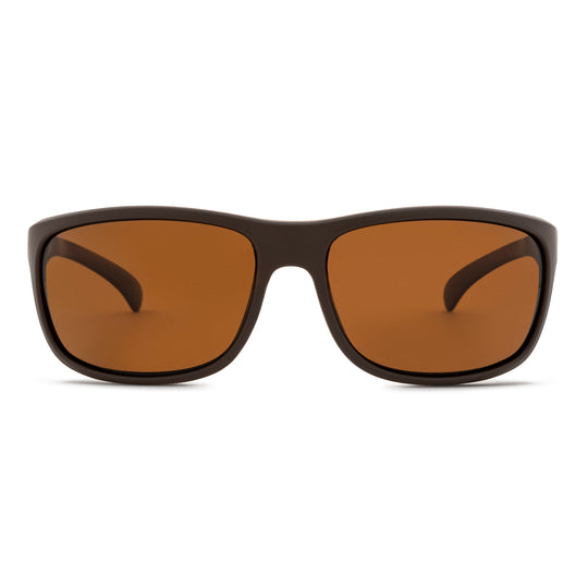 Flare - Matte Brown (Melanin Polarized Brown Lenses)