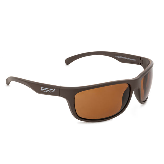 Flare - Matte Brown (Melanin Polarized Brown Lenses)