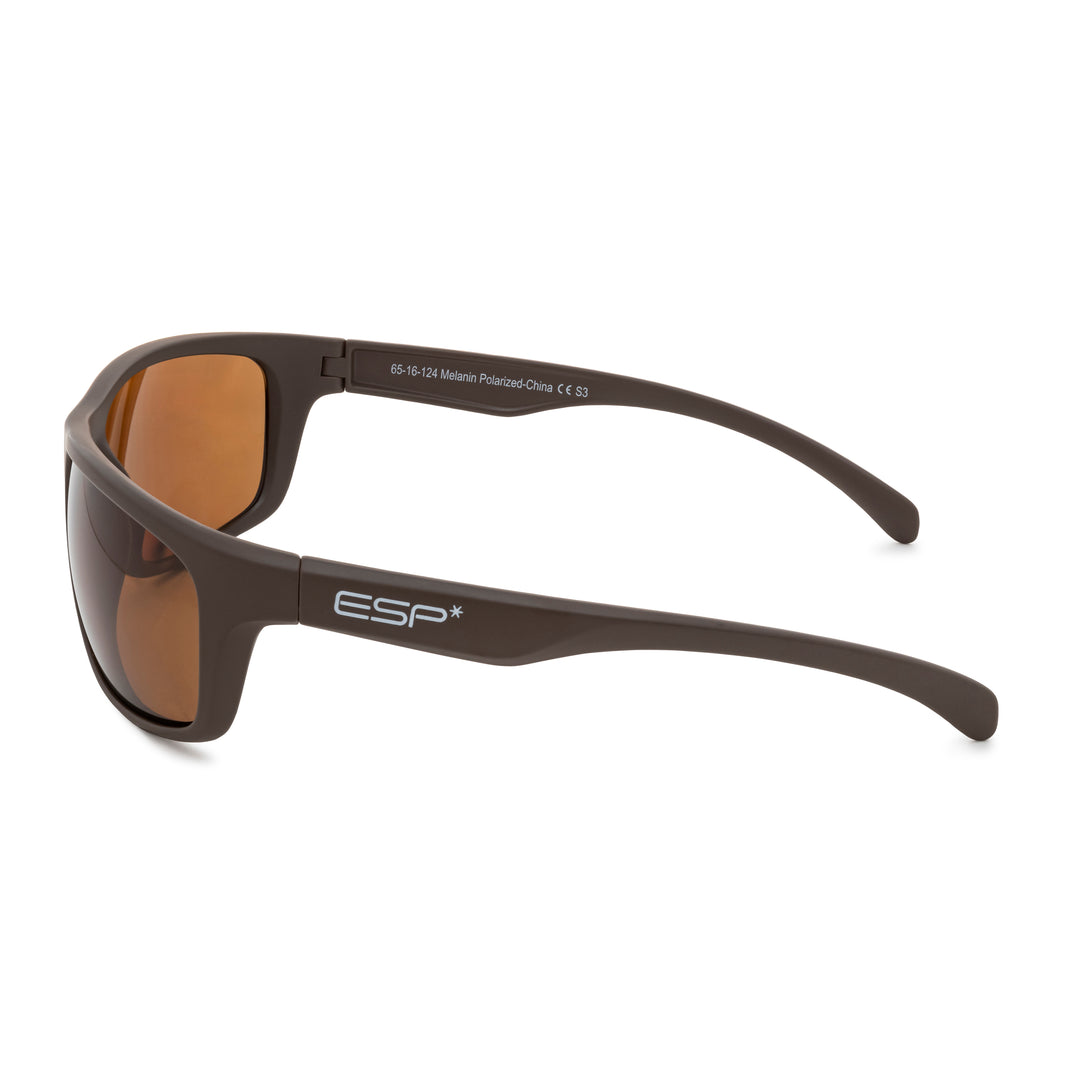 Flare - Matte Brown (Melanin Polarized Brown Lenses)