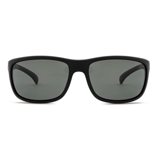 Flare - Matte Black (Melanin Polarized Grey Lenses)