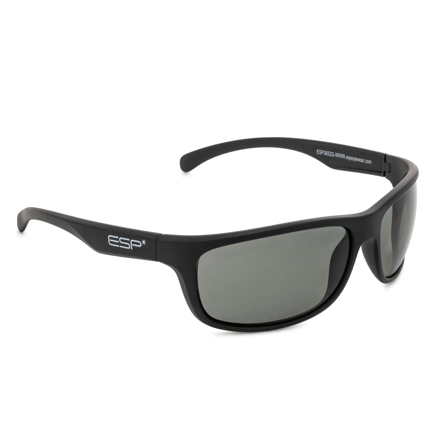 Flare - Matte Black (Melanin Polarized Grey Lenses)