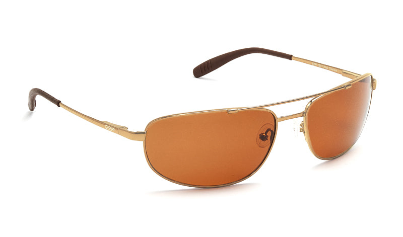 Titanium Collection TT1 - Gold (Melanin Polarized Brown Lenses)