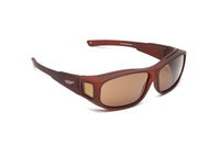 Over the Glasses Polarized Collection - Smooth Comfort Brown Frame - (S/M)