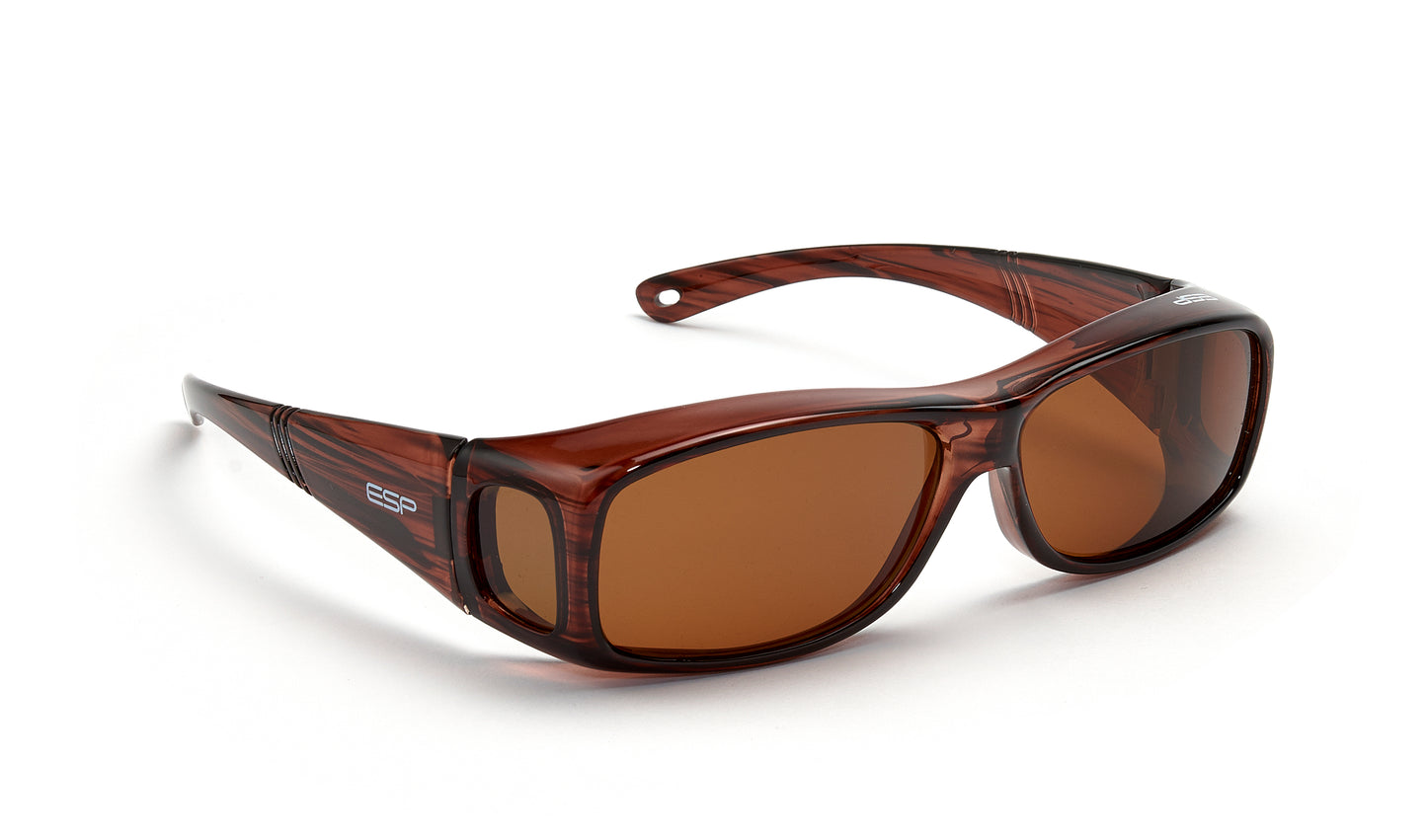 Over the Glasses Polarized Collection - Translucent Brown (S/M)